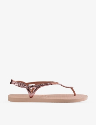 Portier Flitsend Remmen HAVAIANAS - Luna Premium II glitter-embellished rubber flip-flops |  Selfridges.com