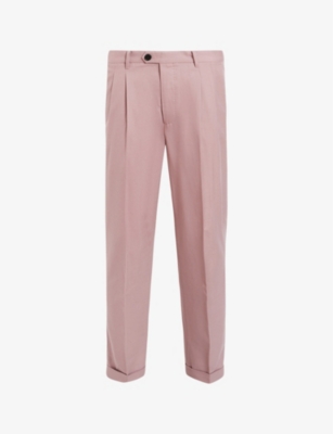 ALLSAINTS: Tallis tapered-leg mid-rise cotton-blend trousers