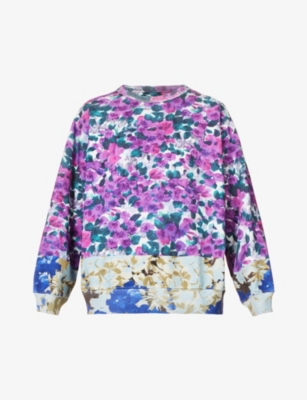 DRIES VAN NOTEN - Floral-print relaxed-fit cotton-jersey