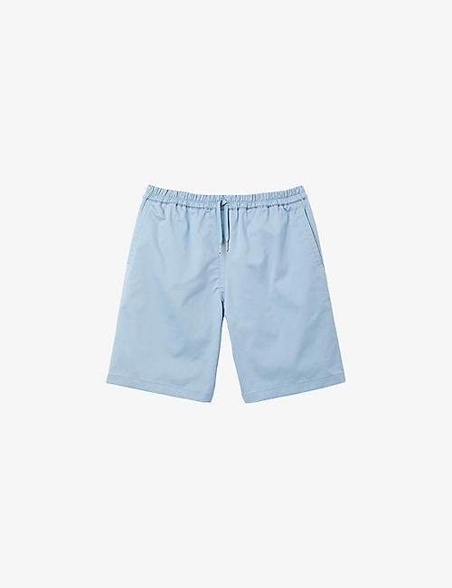 SANDRO: Drawstring-waist stretch cotton-blend shorts