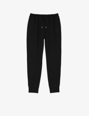 SANDRO: Regular-fit drawstring-waist knitted jogging bottoms