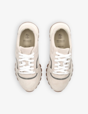 BRUNELLO CUCINELLI Runner low-top suede trainers