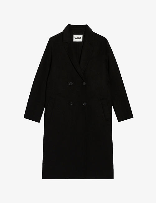 CLAUDIE PIERLOT: Galant double-breasted wool-blend coat