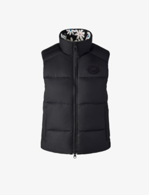Canada Goose Cypress Quilted Recycled Ripstop Down Vest In Edie/black
