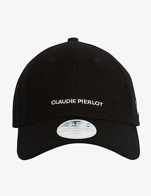 CLAUDIE PIERLOT: Logo-embroidered wool-blend baseball cap