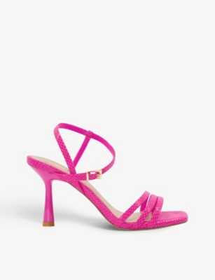 DUNE - Magnum ankle-strap leather heeled sandals | Selfridges.com