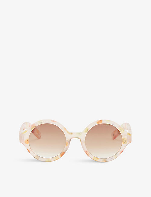 MOLO: Shelby round-frame sunglasses