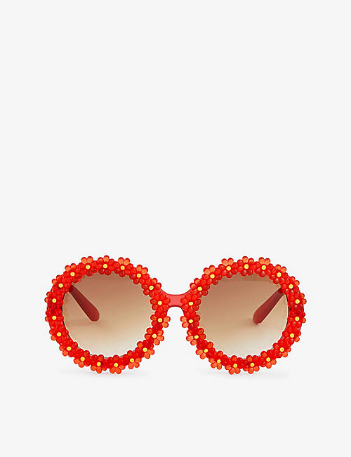 MOLO: Silly round-frame sunglasses