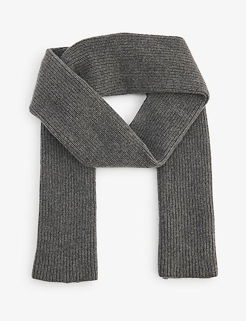 SUNSPEL: Soft-brushed recycled-cashmere scarf