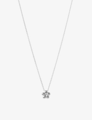 THE ALKEMISTRY THE ALKEMISTRY WOMEN'S 18CT WHITE GOLD CHUBBY FLOWER 18CT WHITE-GOLD NECKLACE 64467482