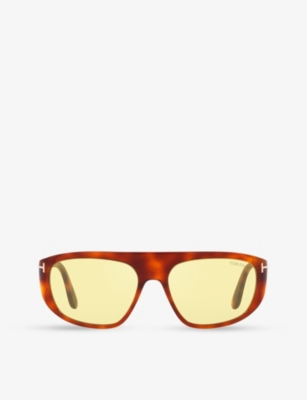 TOM FORD - FT1002 Pierre square-frame acetate sunglasses 