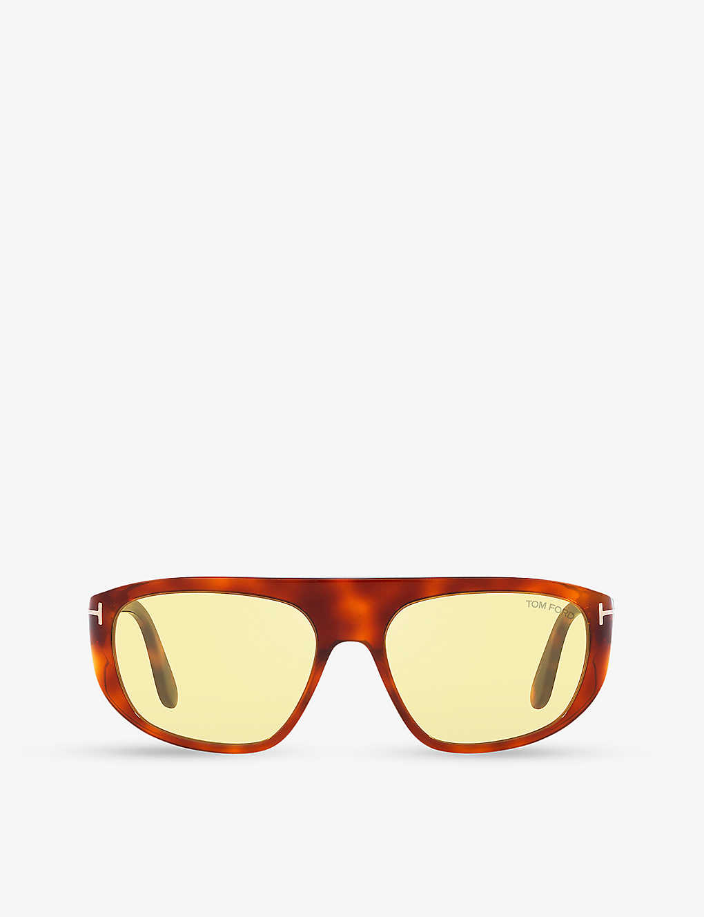 Tom Ford Womens Brown Ft1002 Pierre Square-frame Acetate Sunglasses