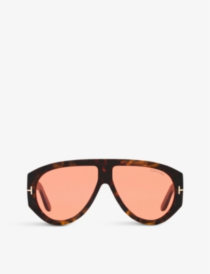 TOM FORD FT1044 Bronson pilot frame acetate sunglasses Selfridges