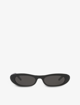 SAINT LAURENT: SL557 rectangular-frame acetate sunglasses