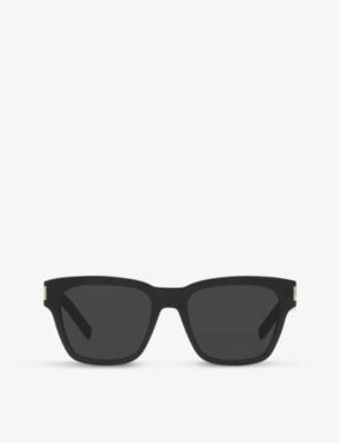 SAINT LAURENT: SL560 acetate square-frame sunglasses