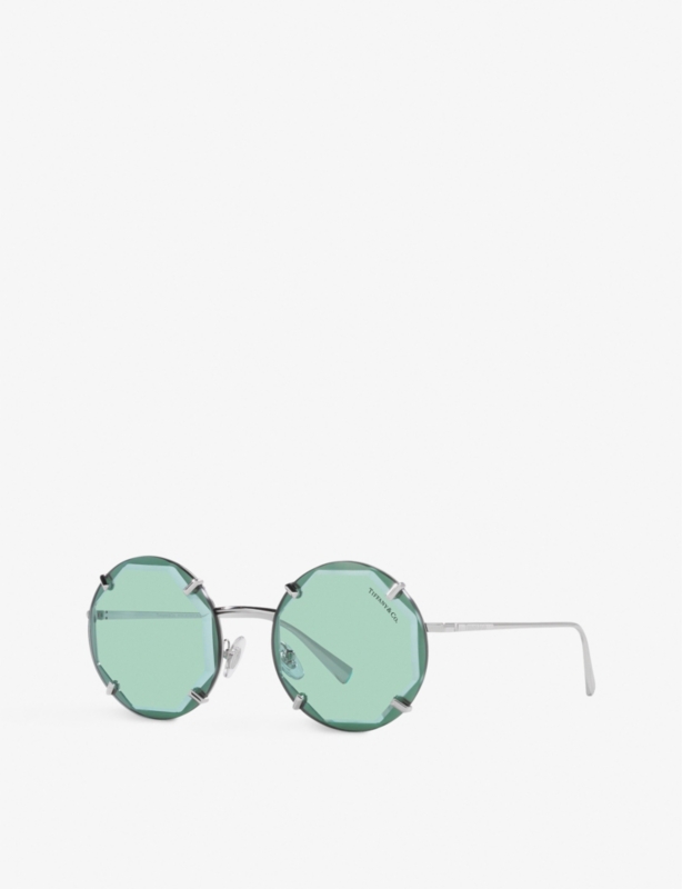 TF3091 round-frame metal sunglasses