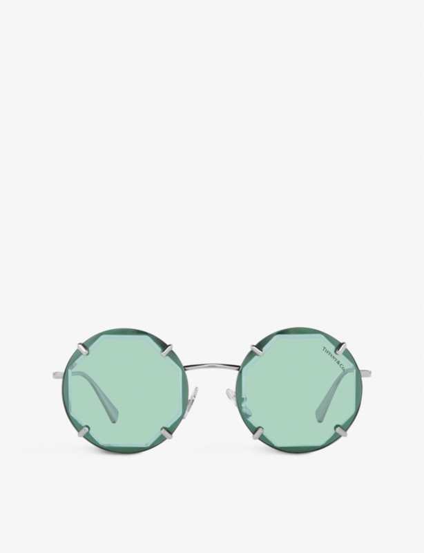 TF3091 round-frame metal sunglasses