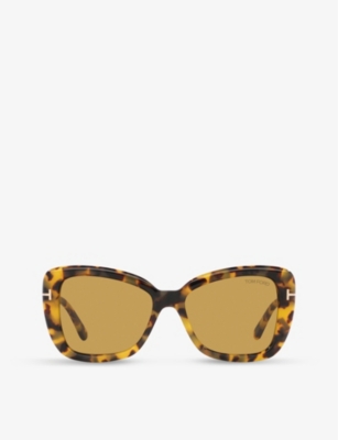 Tom Ford Frau Sunglass Ft1008 In Brown