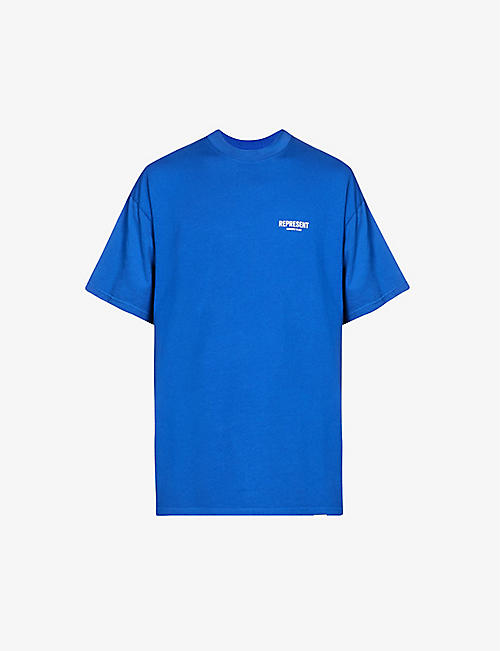 REPRESENT: Owners' Club logo-print cotton-jersey T-shirt