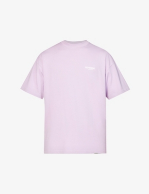 Represent Owners' Club Logo-print Cotton-jersey T-shirt In Pastel Lilac