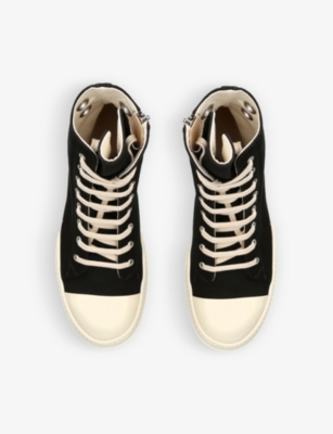 DRKSHDW Lace-up denim high-top trainers