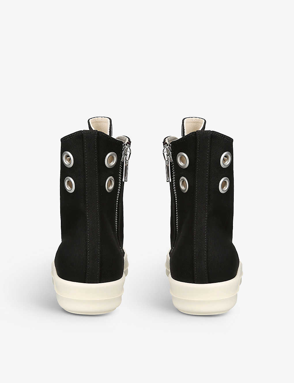 DRKSHDW Lace-up denim high-top trainers