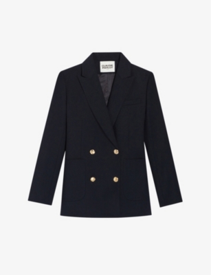 CLAUDIE PIERLOT Virginia double breasted stretch woven blazer