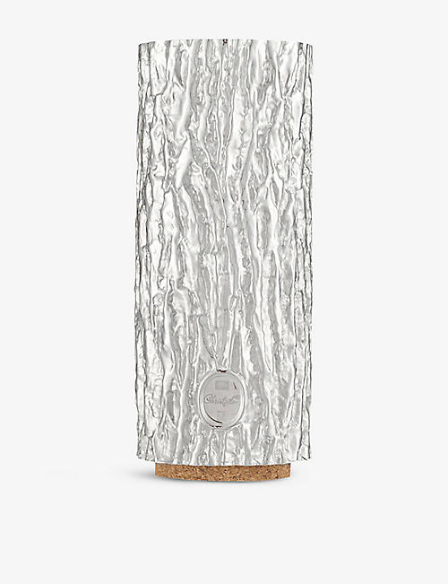 CHRISTOFLE: Sève d'argent silver-plated soliflore vase