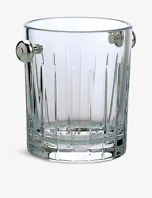 CHRISTOFLE: Iriana crystal ice bucket 14.5cm