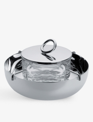 Christofle Vertigo Silver-plated Metal Caviar Set
