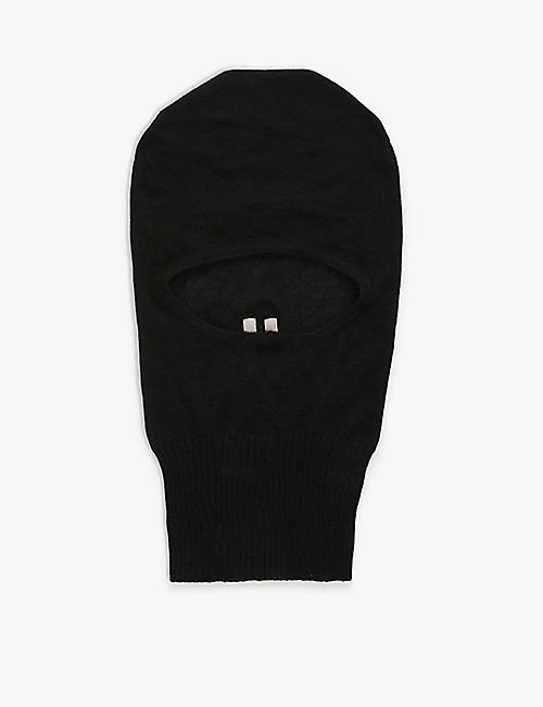 RICK OWENS: Skull cashmere-knit balaclava