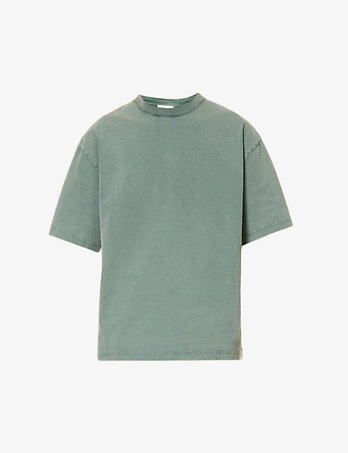 AXEL ARIGATO: Typo logo-embroidered organic cotton-jersey T-shirt