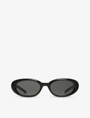 GENTLE MONSTER: BANDONEON S 01 oval-frame acetate sunglasses