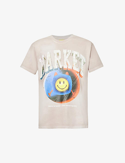 市场：MARKET x Smiley 图案印花常规版型 T 恤