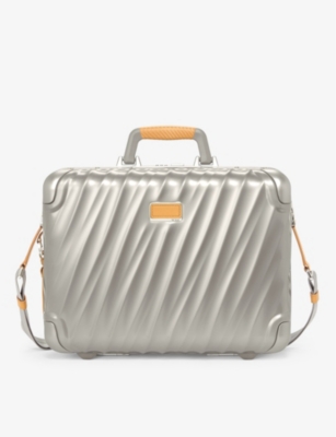 Tumi Womens Titanium 19 Degree Titanium Hard-case Shell Briefcase In Titanium