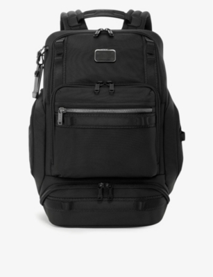 Tumi Mens Black Renegade Front-pocket Top-handle Ballistic-nylon Backpack