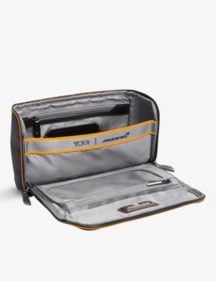 Shop Tumi Remex Zip-pocket Branded Nylon Accessory Kit In Black