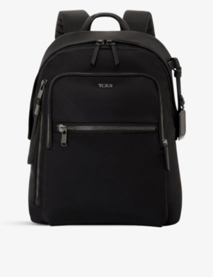 TUMI: Halsey zip-pocket branded nylon backpack