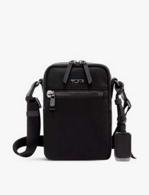 TUMI: Persia double-zip branded nylon crossbody bag