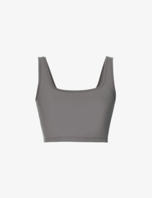 ADANOLA - Core square-neck stretch-woven bra