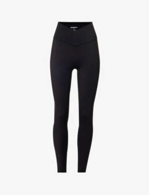 Women's Black Ultimate Wrap Over Yoga Pant