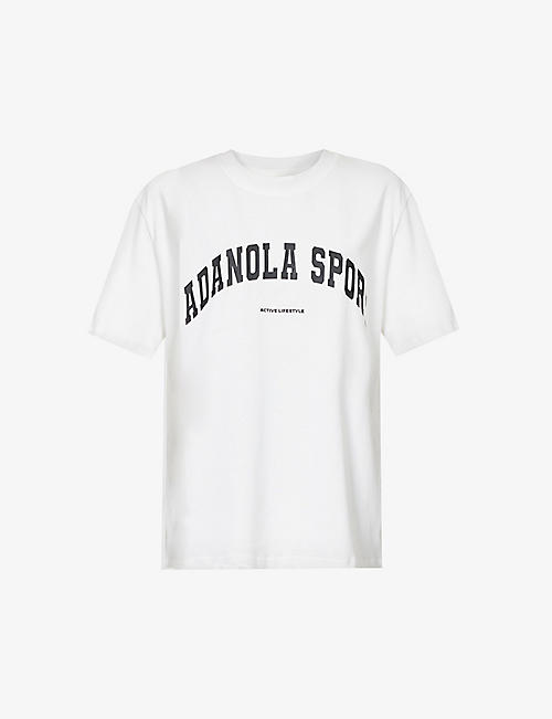 ADANOLA：Core 休闲版型平纹针织棉 T 恤
