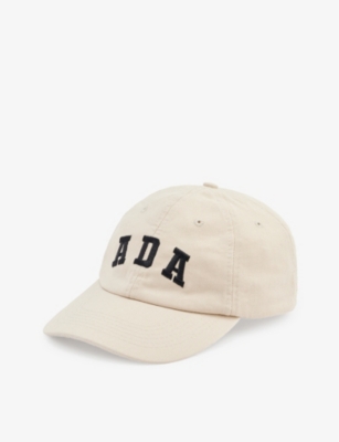 Adanola Soft Basics Logo-embroidered Cotton Cap In Cream/black