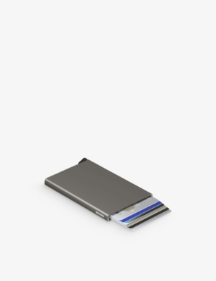 Shop Secrid C-earth Grey Cardprotector Aluminium Card Holder