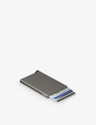 Secrid C-earth Grey Cardprotector Aluminium Card Holder In C-earth Grey