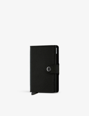 SECRID: Miniwallet Crisple leather and aluminium wallet