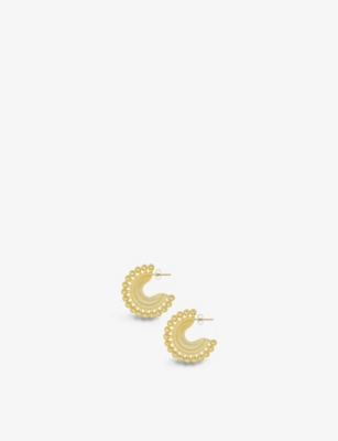 Shop La Maison Couture Women's Gold Miphologia Bead 18ct Yellow-gold Plated Brass Earrings