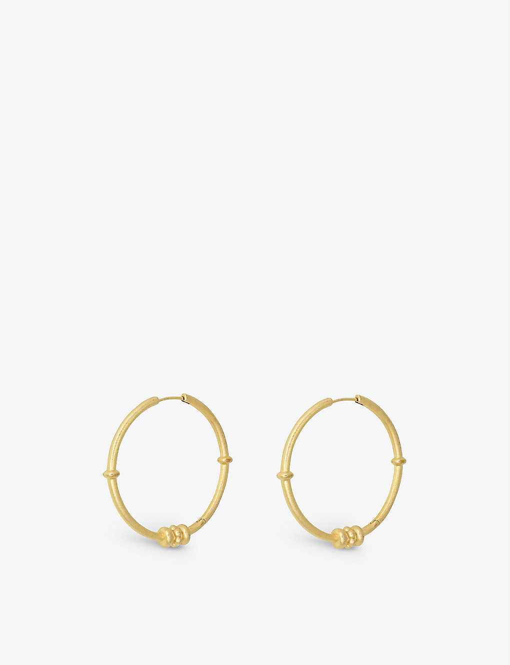 La Maison Couture Womens Gold Miphologia Vintage 18ct Yellow-gold Plated Brass Hoop Earrings