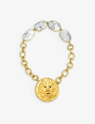 LA MAISON COUTURE: Samantha Siu Renaissance Romance 18ct yellow gold-plated vermeil sterling-silver necklace