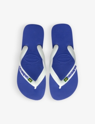 HAVAIANAS: Brasil logo-embossed rubber flip-flops